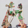 民间特色手工艺品皮影戏，人偶套装纪念品，送外国人的中国小
