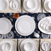 56头骨瓷餐具套装家用碗碟套装，西式陶瓷碗筷，盘子欧式创意碗盘组合