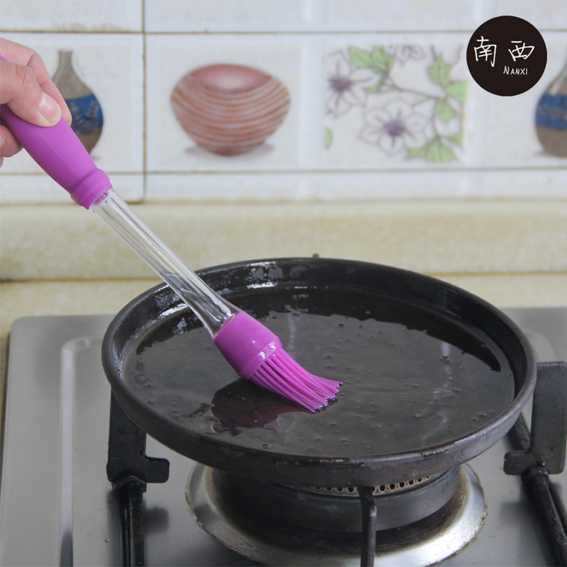 硅胶油刷 耐高温小烧烤刷子 厨房烘焙工具刷油