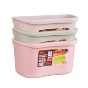 厨房杂物垃圾桶橱柜门挂式收纳桶创意桌面分类垃圾桶塑料储物盒子