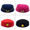 空姐帽子礼仪帽子女，乘务员帽子乐队演出贝雷帽子大人儿童空姐帽