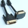 DVI 24+1 向下90度弯头线 2米 黑色公对公线 适合显示器 投影机