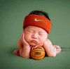 新生儿儿童摄影服装影楼道具满月百天宝宝摄影套装头带篮球NBA
