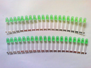 绿二极管灯珠 灯珠材料广告 绿LED电子灯箱配件m5m高亮连体发灯珠