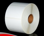 乳白PET/PVC标签纸 92*60*500张白色PET防水防油防撕条码打印纸