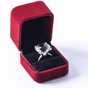 创意大钻石大戒指搞笑表白求爱求婚道具情人节送女友老婆生日礼物