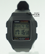 卡西欧10年电池简洁方形，数显男表f-201wa-1a男士运动手表