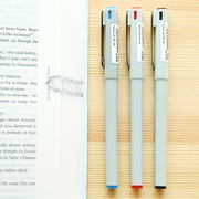 1盒日本斑马水笔BE100 签字笔 BE-100宝珠墨水笔全针管0.5mm