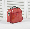 配拉杆箱用红色小手提包行李箱箱包，12寸化妆包定型包皮箱(包皮箱)