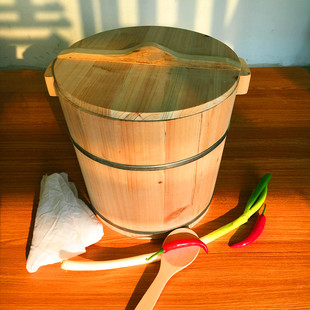 杉木蒸饭木桶甑子家用木桶蒸饭桶，大号糥米饭，商用饭蒸笼不锈钢隔水