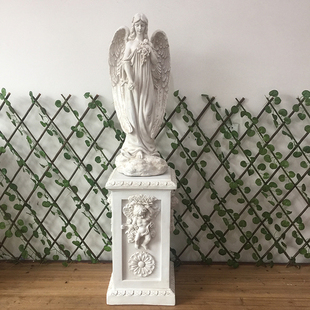 欧式树脂人物艺术天使雕塑，女神雕像家居装饰品，落地大摆件婚庆道具