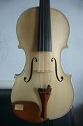 定制纯手工白茬小提琴高档瓜式小提琴高级白色小提琴百年老房托