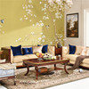英式新古典桃花芯木沙发茶几欧式实木别墅客厅成套家具定制