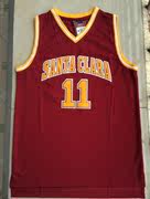 太阳队13号史蒂夫纳什NCAA圣克拉拉大学Nash11号布克 红色 篮球服