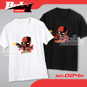 X-战警 BABY-marvel 死侍 DEADPOOL T恤 黑白2色 Q版