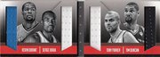 NBA球星卡 Panini 杜兰特 伊巴卡 帕克 邓肯 限量球衣卡对阵小书