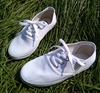 男女式系带白色舞蹈鞋工作鞋田径体操鞋软底跑步鞋白色帆布鞋
