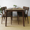 实木餐桌椅日式家具简约饭桌餐桌北欧现代小户型白橡木(白橡木)餐桌