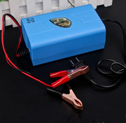 优信智能36A45A60A蓄电池12v修复充电机12V6A汽车电瓶充电器