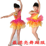 儿童演出服装女童六一节幼儿，表演舞蹈服少儿亮片现代舞纱裙20