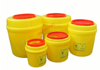 加厚医用锐器盒黄色利器，盒塑料1l圆形3升医疗废物垃圾桶6大号