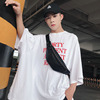 时尚男包休闲青年胸包韩版皮质街头潮牌后背包小挎包运动腰包