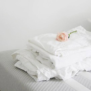 日式宜家纯棉床笠1.8米床垫套单件席梦思保护套全棉床罩纯色床单