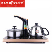 金灶d333电磁茶炉自动上水，抽水消毒茶具，功夫烧水壶三合一电茶炉