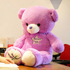 薰衣草小熊布娃娃紫色熊公仔(熊公仔，)大熊毛绒玩具，熊抱抱熊生日礼物女生偶