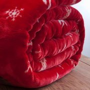 定制美式双层法兰绒毛毯，盖毯珊瑚绒被子，床单冬季单人双人加厚沙发