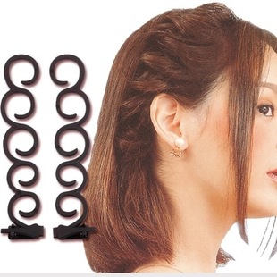 波浪编发器（2个装）侧发编发器 蜈蚣辫发造型工具盘发器美发工具