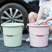 塑料手提小水桶家用加厚洗衣桶子宿舍洗衣桶洗澡桶塑料桶储水桶j