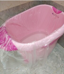 一次性游泳池袋泡澡袋婴儿洗澡袋塑料支架浴桶隔离膜浴缸套袋加厚