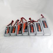 航模KT飞机锂电池2/3/4S 1300 1500 1800 2200毫安7.4/11.1/14.8V