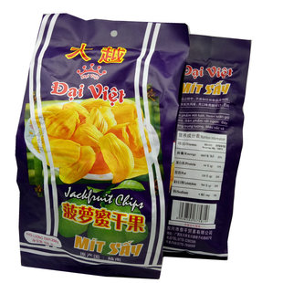 越南进口特产零食dai viei大越菠萝蜜干果250g 香脆好吃的水果干