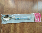 韩国儿童训练宝宝餐具吃饭卡通不锈钢勺子叉子便携外出勺叉勺套装
