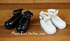 bjdsddd娃娃鞋子13分14分小皮鞋学生，制服鞋黑白(2色)