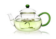 明尚德玻璃茶壶内胆过滤泡茶壶花茶红茶绿茶茶具烧水壶煮茶壶透明
