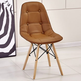 厂伊姆斯椅皮革椅子现代简约书桌椅时尚休闲椅办公椅会议椅促