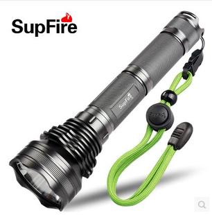 SupFire L3-S神火26650强光手电筒远射充电LED家用L2-T6灯