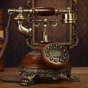欧式复古仿古电话机座机家用宫廷时尚创意固定电话机来电显示