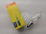 佛山照明FSL E14 220V烛形灯泡 25W40W60W 尖泡透明磨砂20只