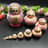 俄罗斯10层小肚套娃纯手工彩绘椴木家居摆件儿童抖音玩具