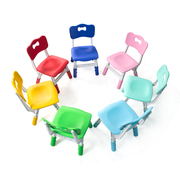 儿童椅子靠背宝宝可升降椅家用防滑塑料小凳子幼儿园椅子写字桌椅