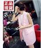 2024春夏韩版女装百搭中长款粉色，小西装外套时尚背心马甲女潮