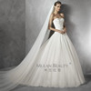 婚纱头纱白色超长3米素纱韩式双层长拖尾头纱新娘结婚纱