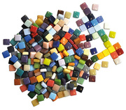 300粒包马赛克贴画手工，diy材料幼儿园，儿童正方形彩色小石头拼图