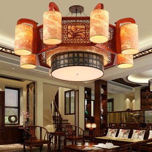 古典中式仿古灯具餐厅灯，茶楼中国风客厅，卧室灯酒店网红吊灯