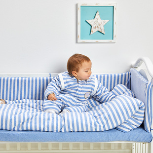 宝宝儿童床围防护栏纯棉，婴儿床上用品套件全棉婴幼儿床品春夏