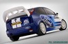 06-11款福特福克斯改装WRC款碳纤维尾翼 福克斯两厢拉力赛大尾翼